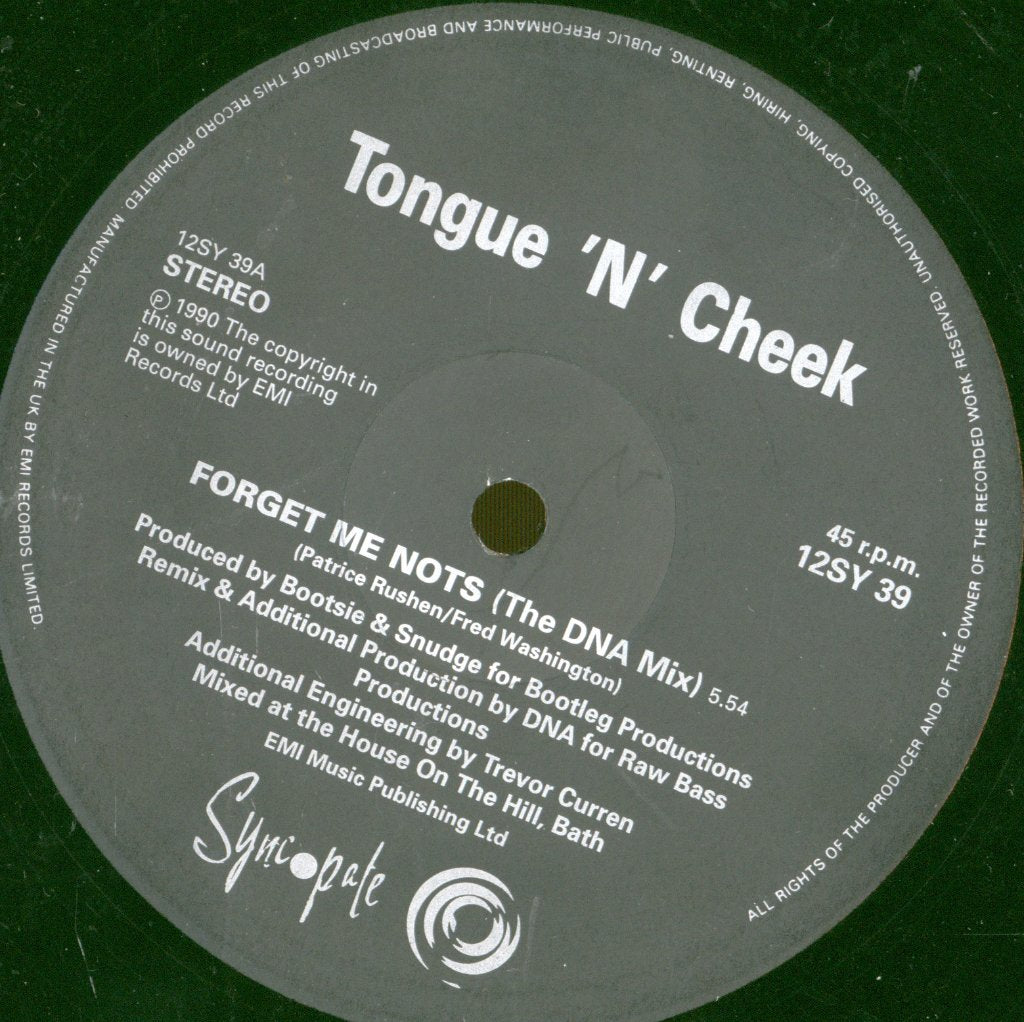 Tongue N Cheek - Forget Me Not$ (DNA Remix) - 12 Inch