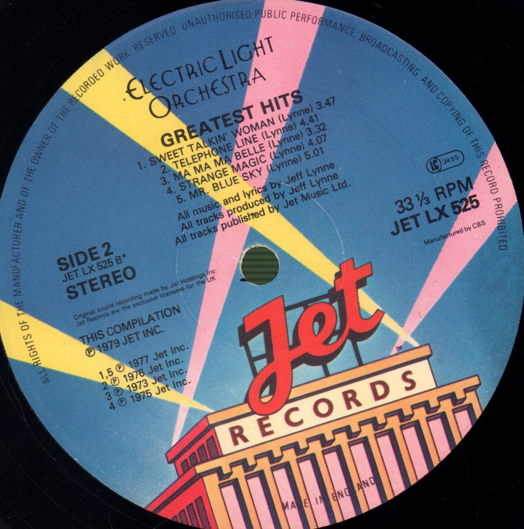 Electric Light Orchestra - Greatest Hits - Lp