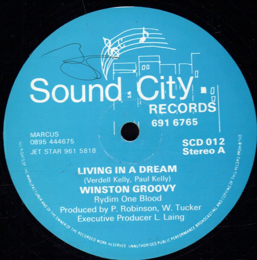 Winston Groovy - Living In A Dream - 7 Inch