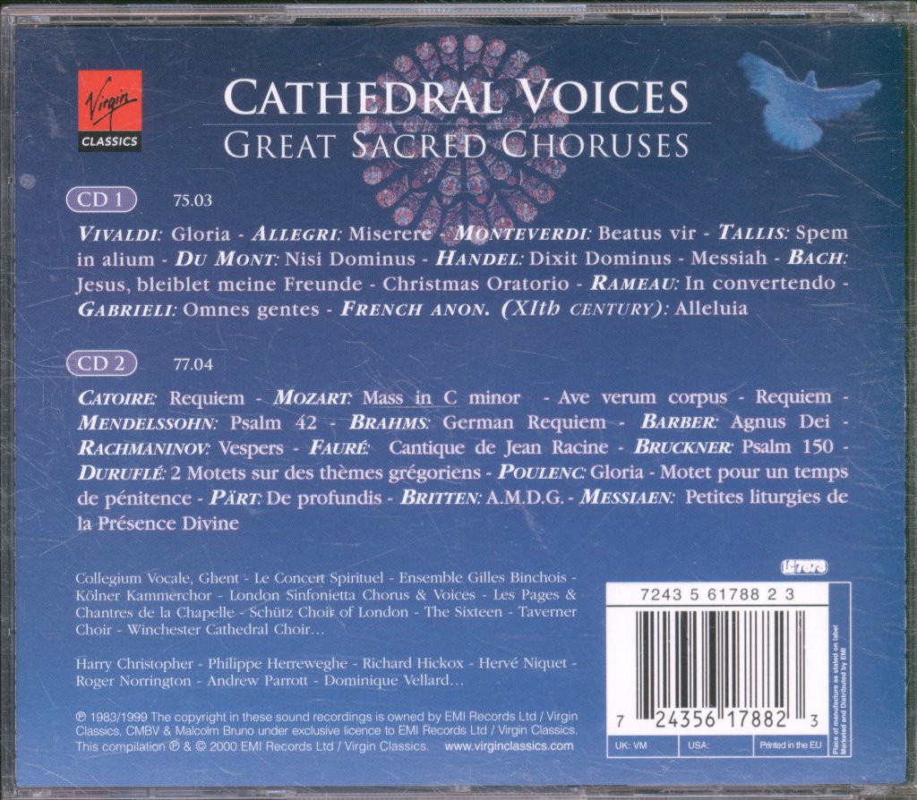 Various Artists - Cathedral Voices - Double Cd