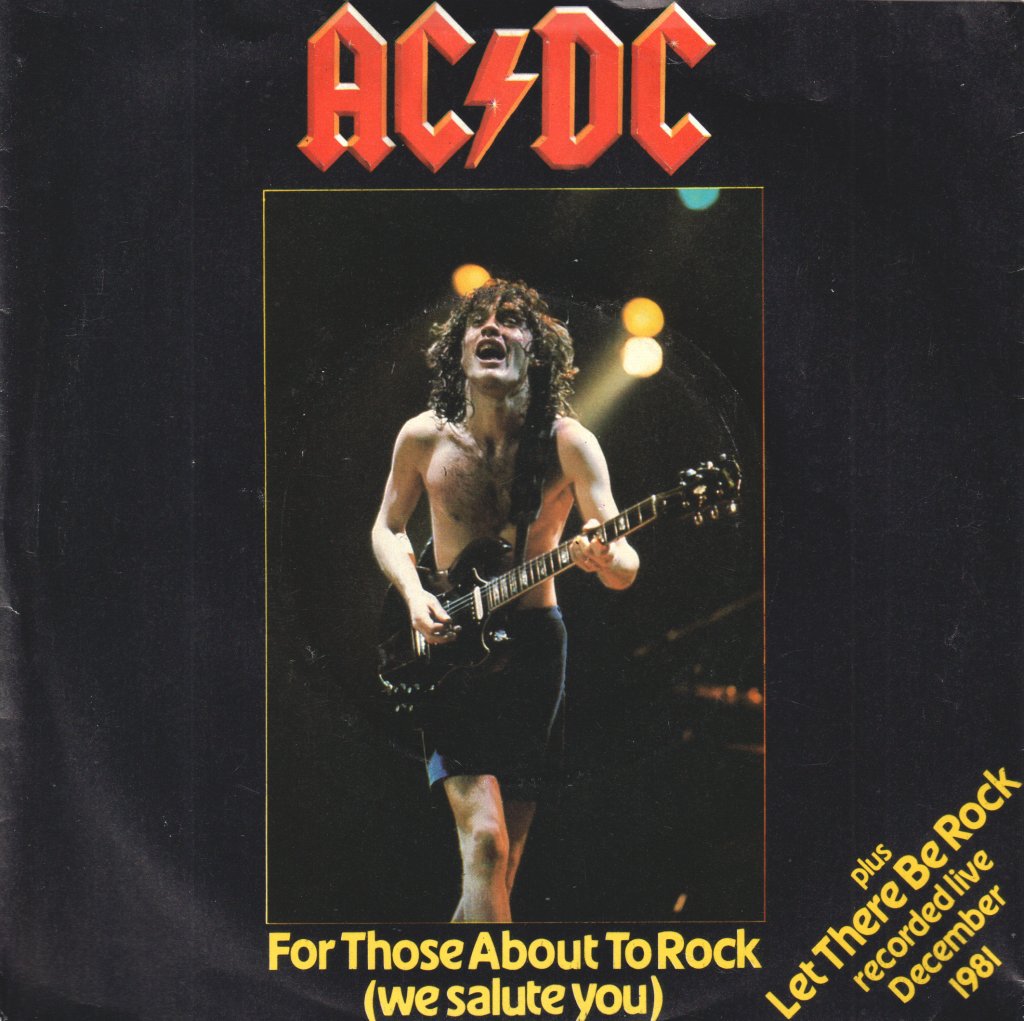 AC/DC - For Those About To Rock - 7 Inch