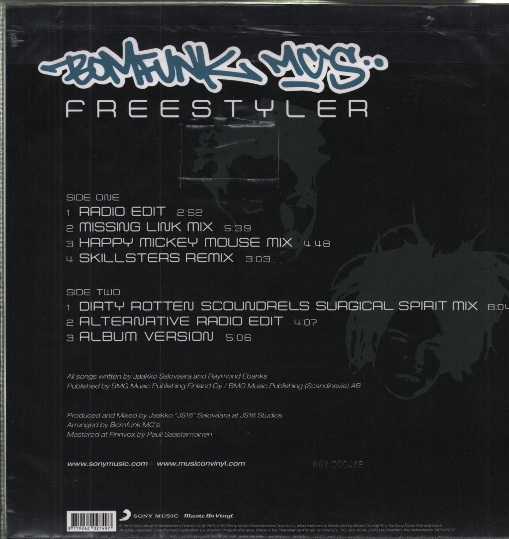 Bomfunk Mc's - Freestyler - 12 Inch