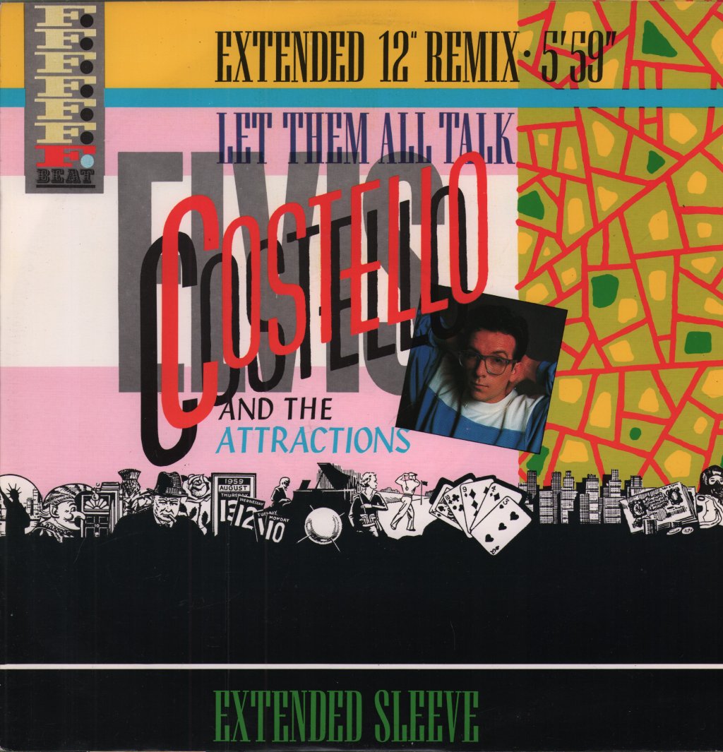 Elvis Costello - Let Them All Talk - 12 Inch