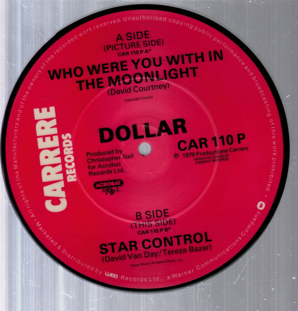 Dollar - Who Were You With In The Moonlight - 7 Inch