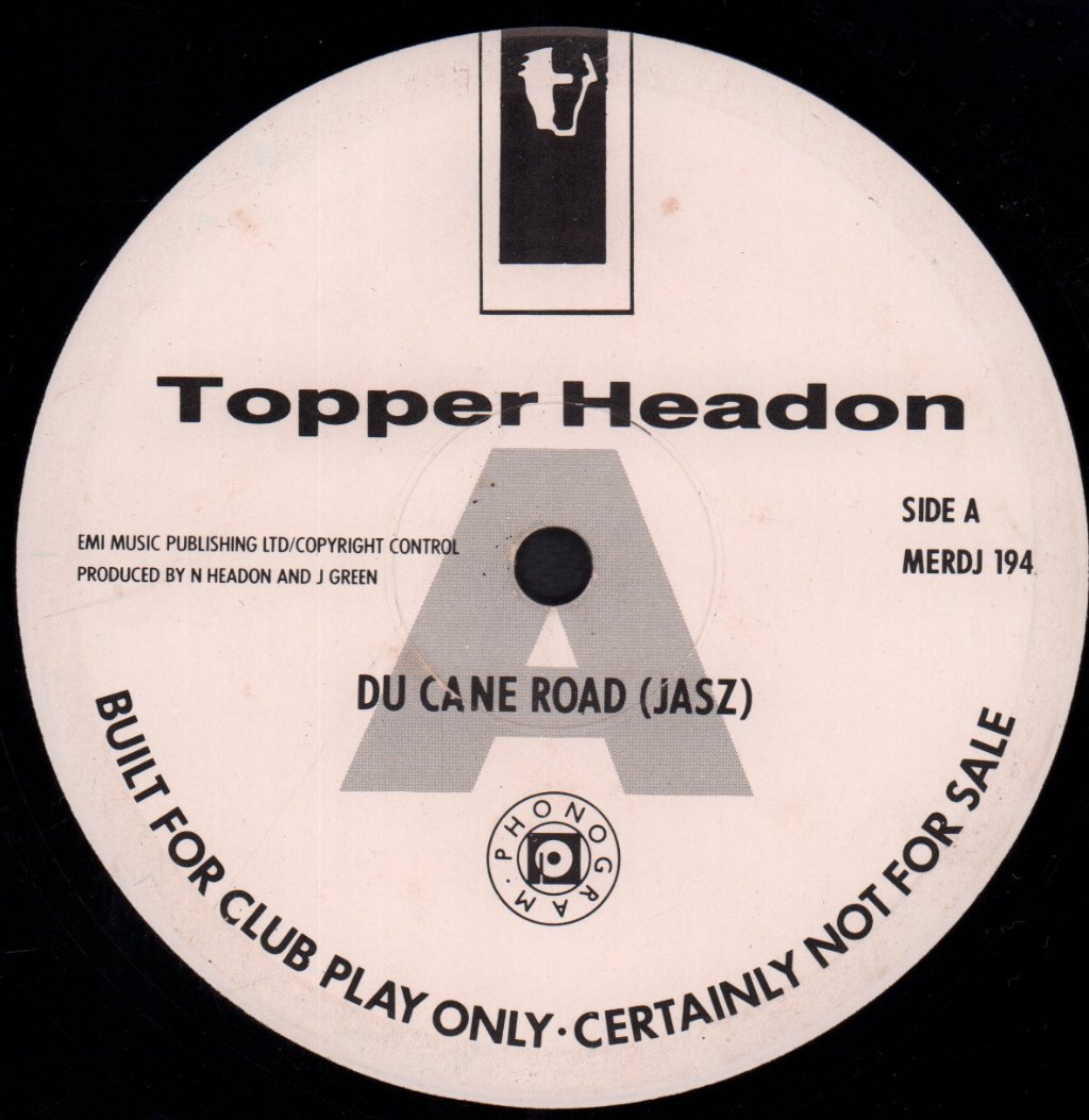 Topper Headon - Du Cane Road - 12 Inch