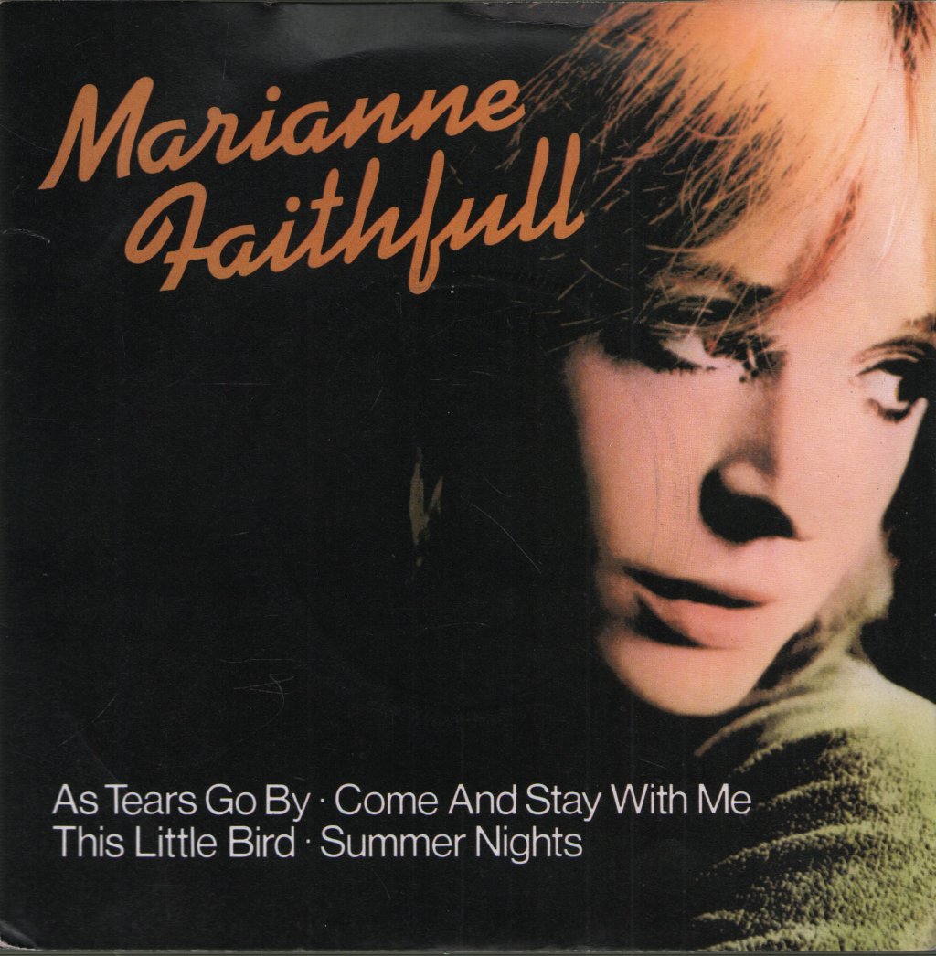 Marianne Faithfull - As Tears Go By - 7 Inch