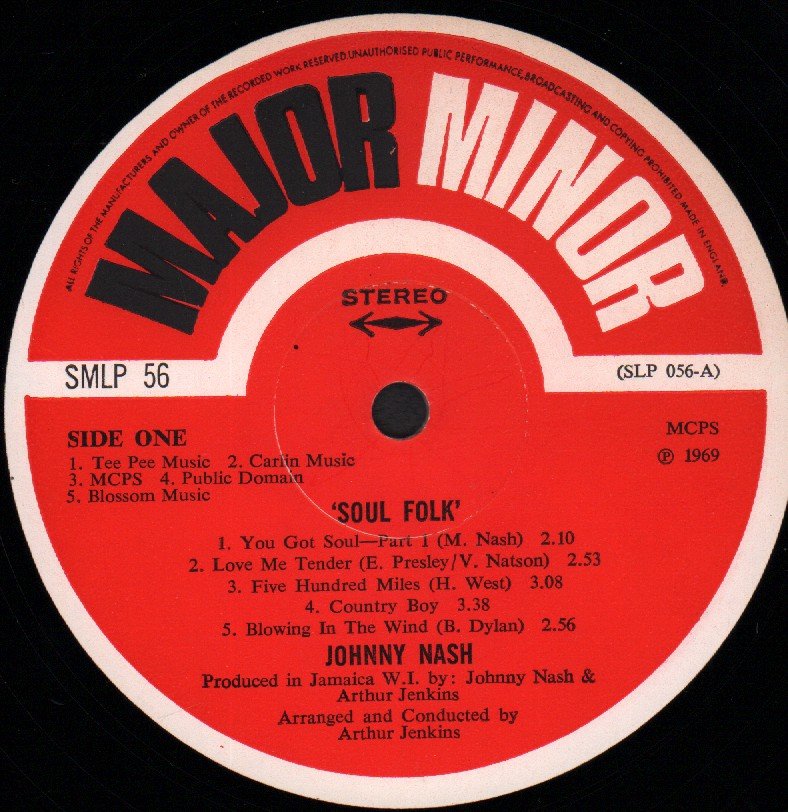 Johnny Nash - Soul Folk - Lp