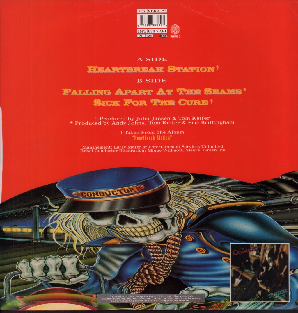Cinderella - Heartbreak Station - 12 Inch