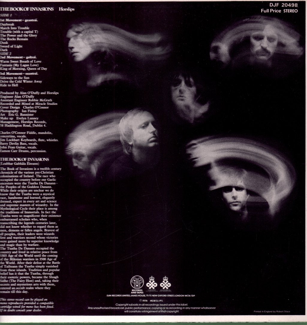 Horslips - Book Of Invasions (A Celtic Symphony) - Lp