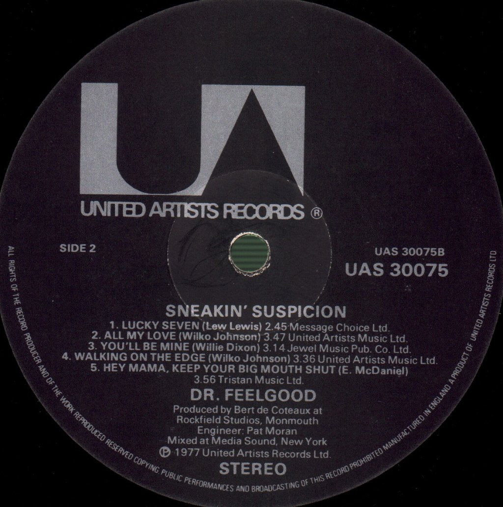 Dr. Feelgood - Sneakin' Suspicion - Lp