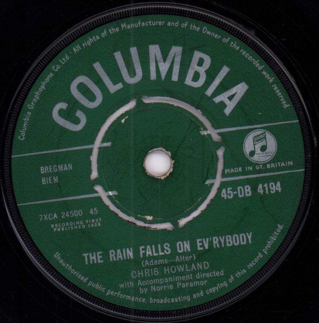 Chris Howland - Susie Darlin' - 7 Inch