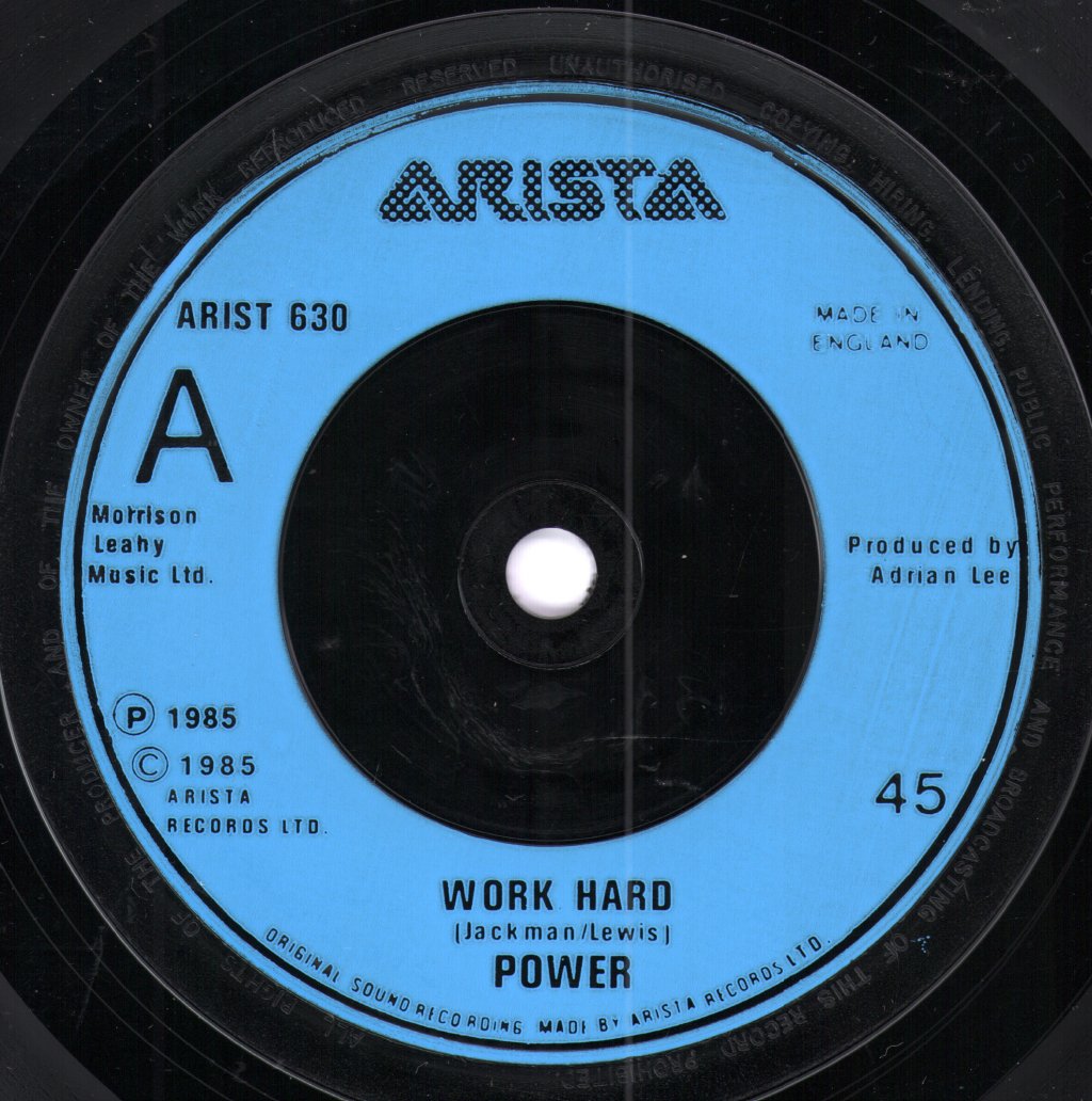 Power (80'S Group) - Work Hard - 7 Inch