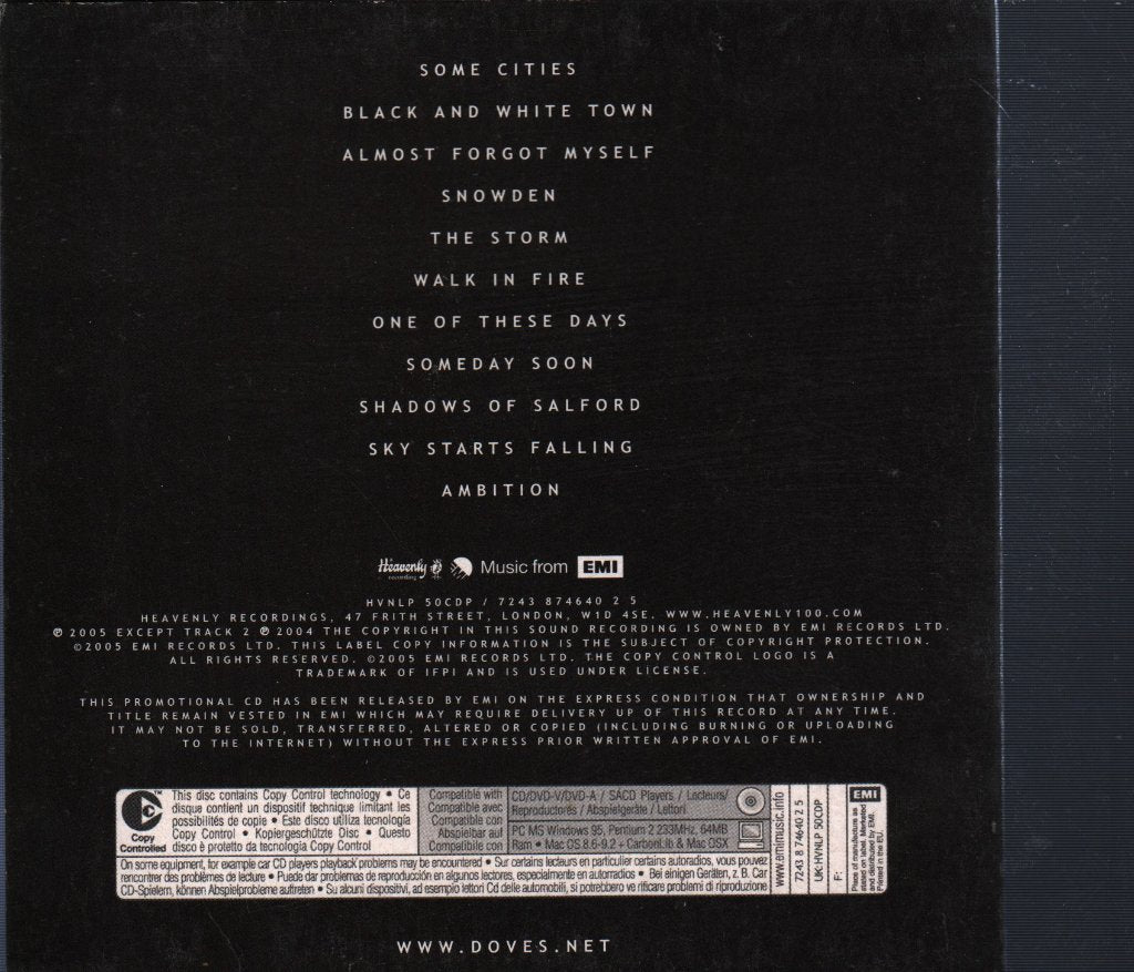 Doves (Manchester Group) - Some Cities - Cd