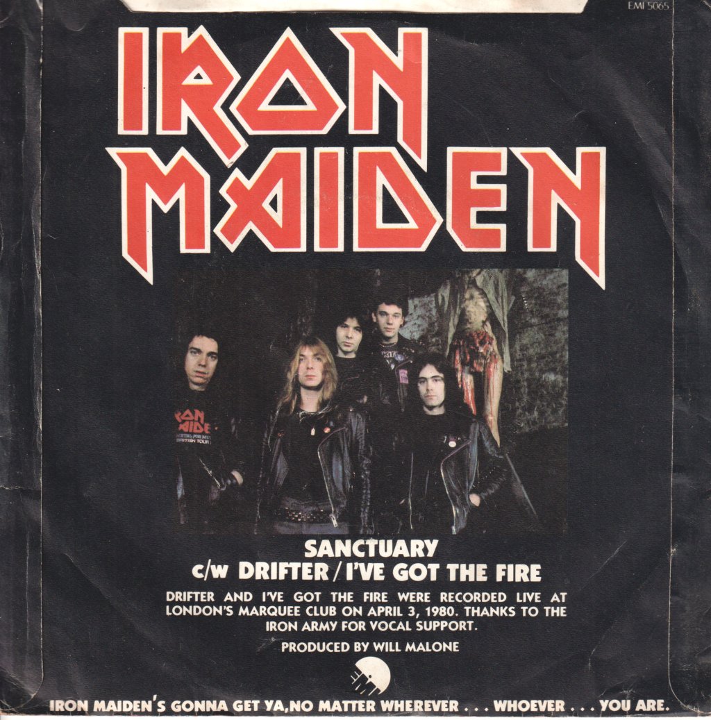 Iron Maiden - Sanctuary - 7 Inch