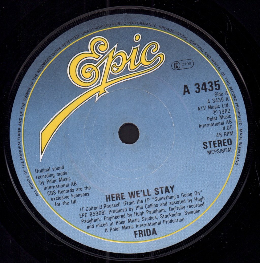 Frida - Here We'll Stay - 7 Inch