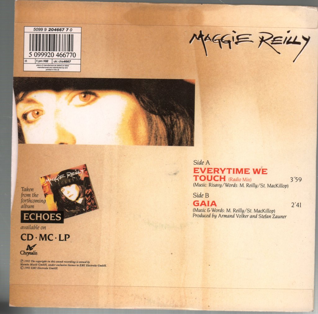 Maggie Reilly - Everytime We Touch - 7 Inch