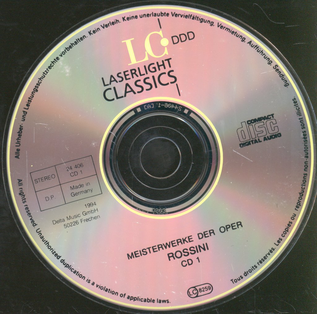 Various Artists - Gioacchino Rossini - Meisterwerke Der Oper - La Cenerentola, Der Barbier Von Sevilla - Cd