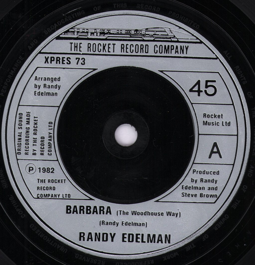 Randy Edelman - Barbara - 7 Inch