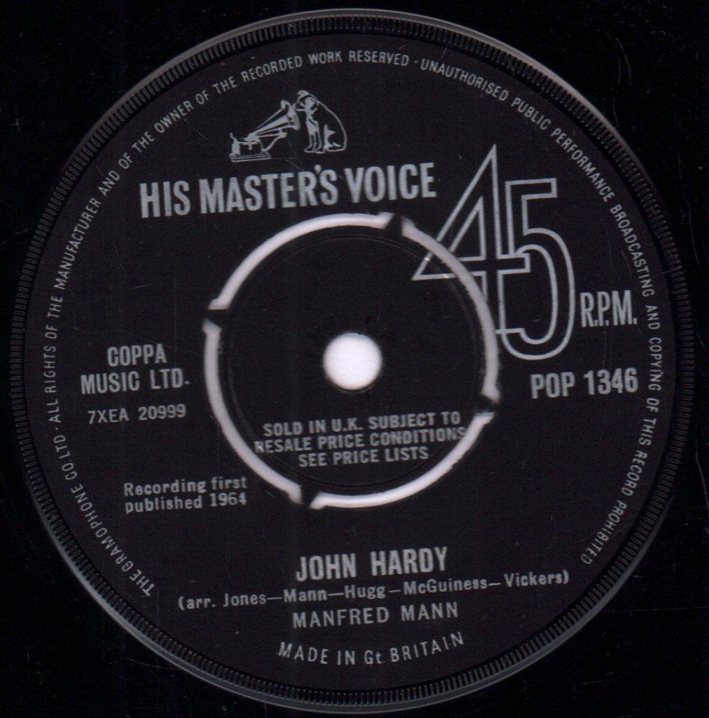 Manfred Mann - Sha La La - 7 Inch