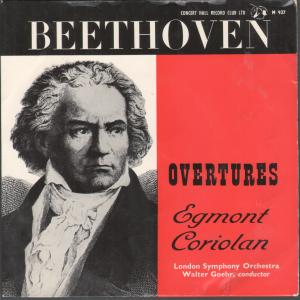 Beethoven - Overtures - 7 Inch