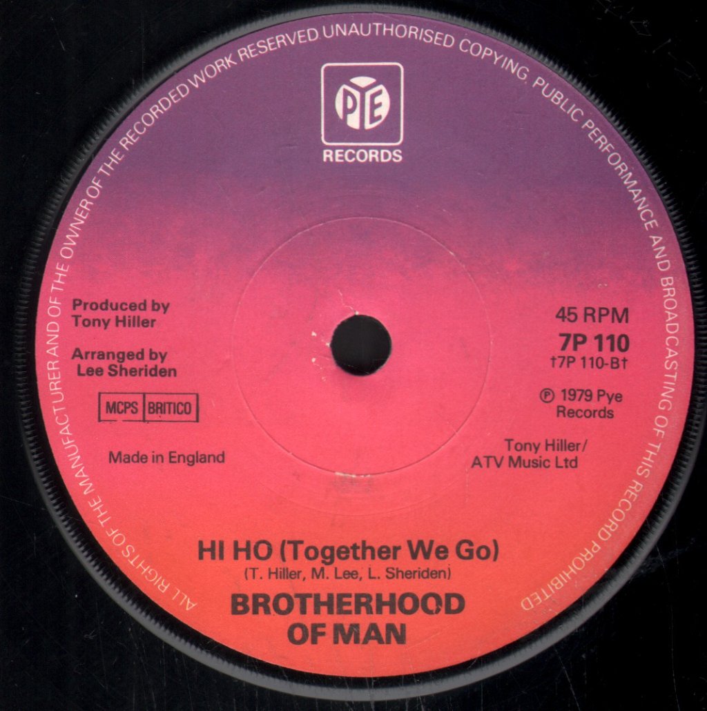 Brotherhood Of Man - Taxi - 7 Inch