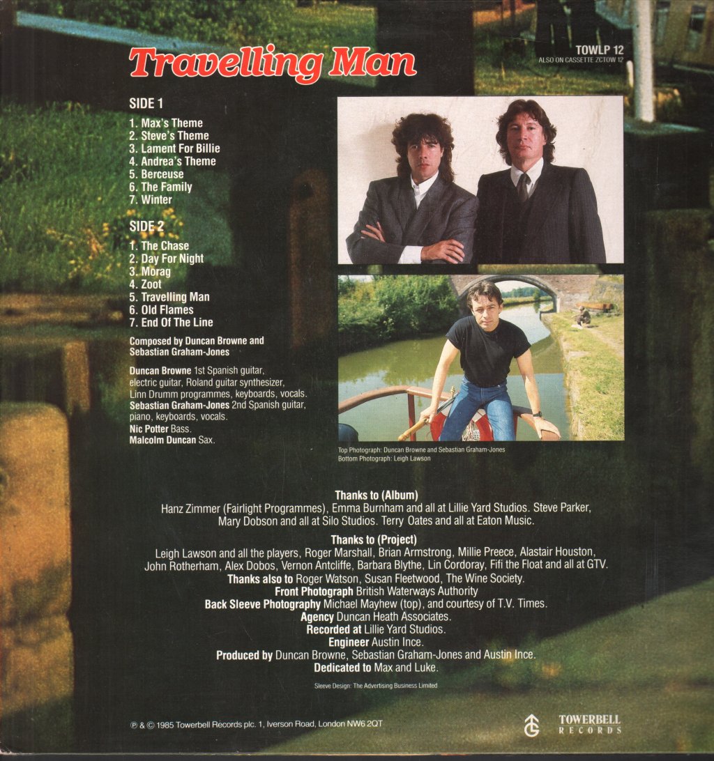 Duncan Browne And Sebastian Graham-Jones - Travelling Man - Lp