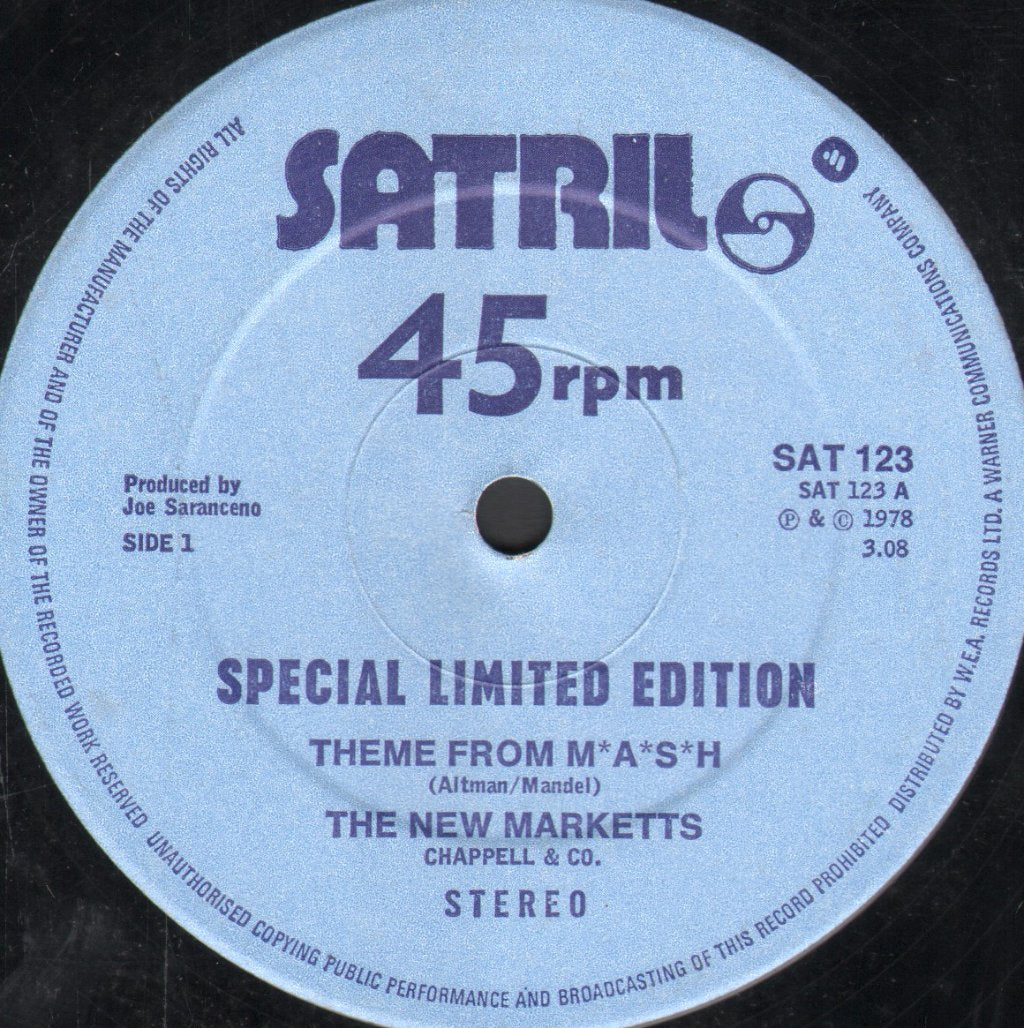 New Marketts - Theme From Mash - 12 Inch