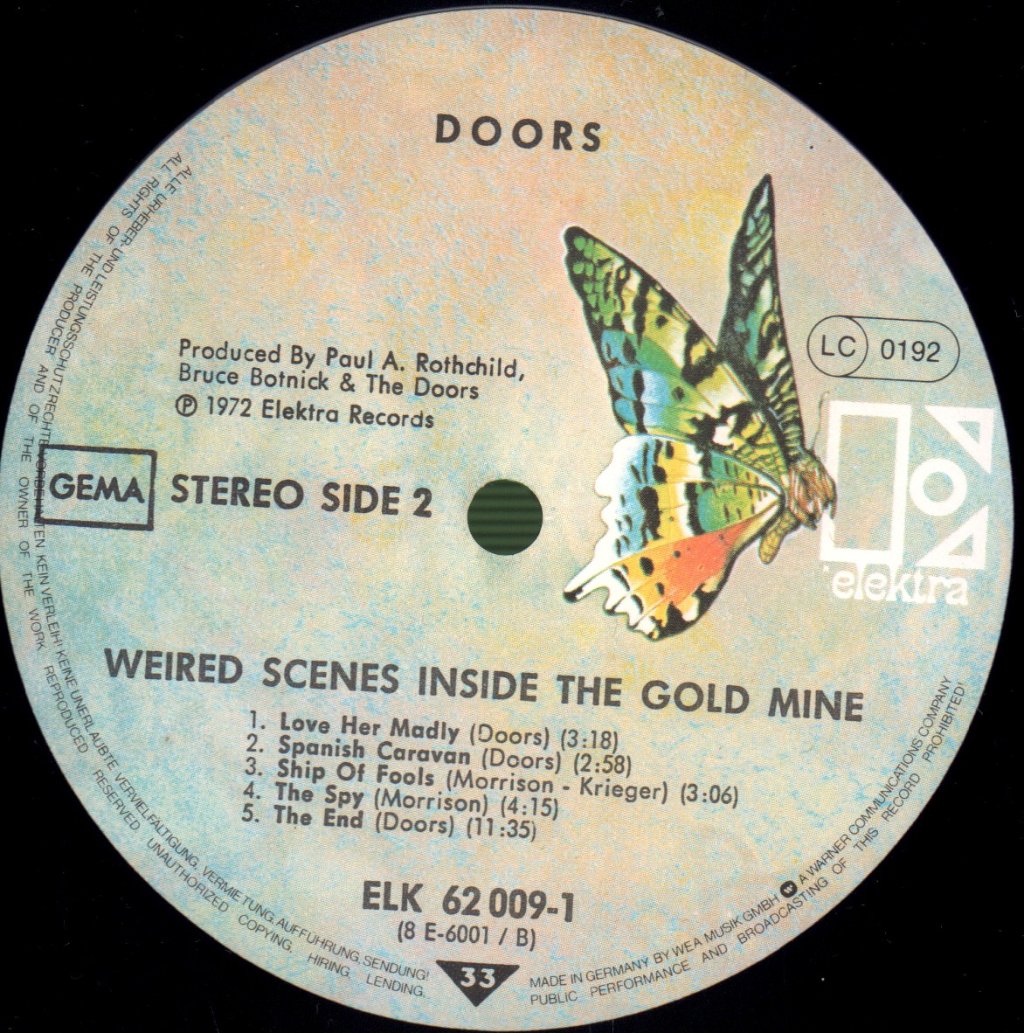 Doors - Weird Scenes Inside The Gold Mine - Double Lp