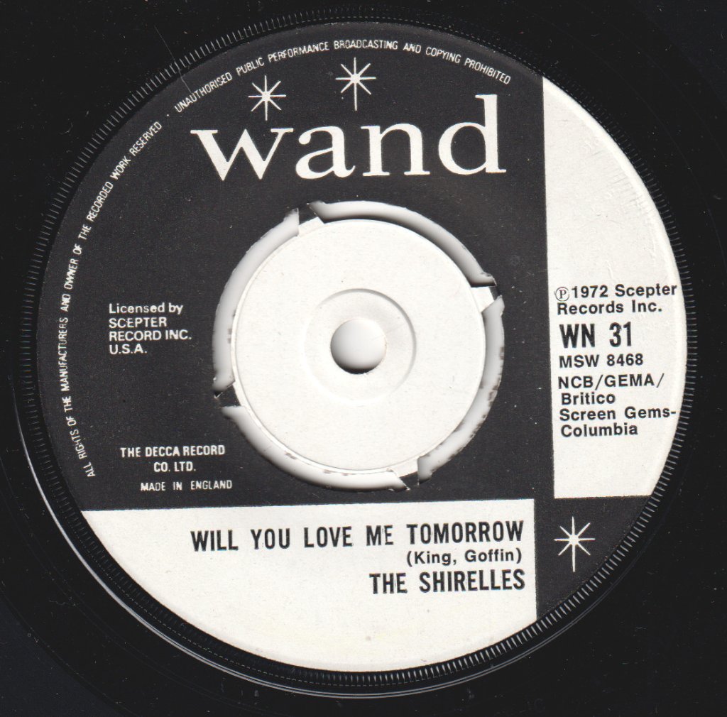 Shirelles - Will You Love Me Tomorrow - 7 Inch
