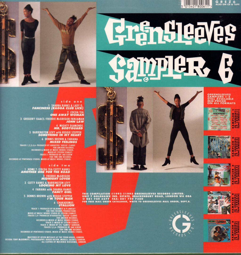 Various Artists - Greensleeves Sampler 6 - Lp