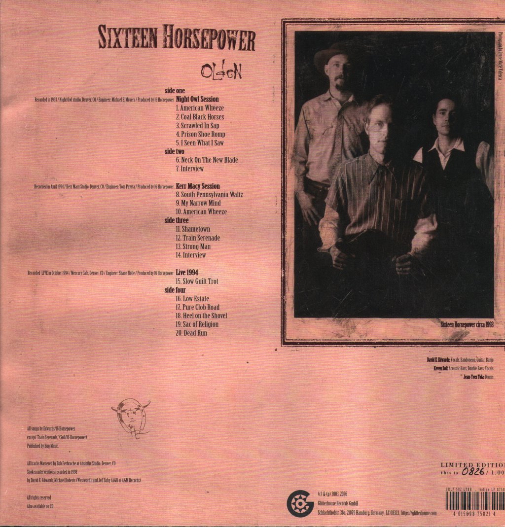 16 Horsepower - Olden - Double Lp