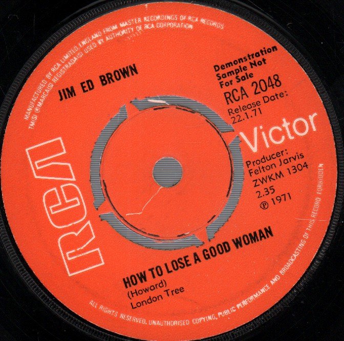Jim Ed Brown - Morning - 7 Inch