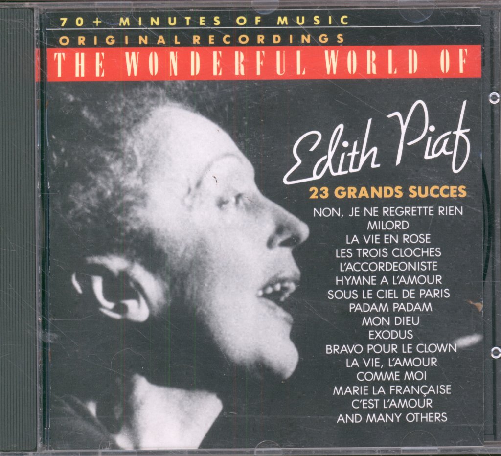 Edith Piaf - Wonderful World Of Edith Piaf - 23 Grands Succes - Cd