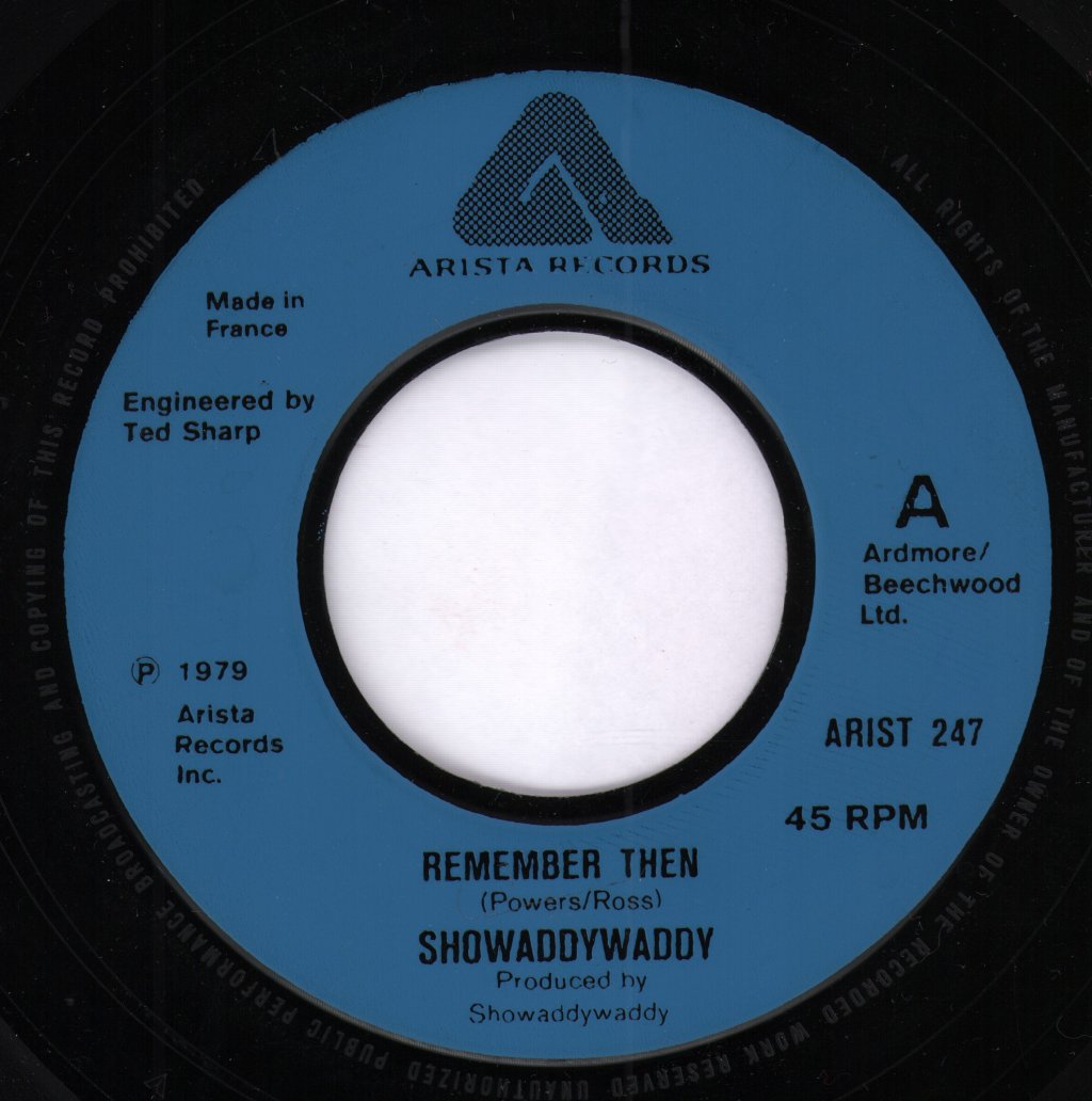 Showaddywaddy - Remember Then - 7 Inch