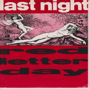 Red Letter Day - Last Night - 7 Inch