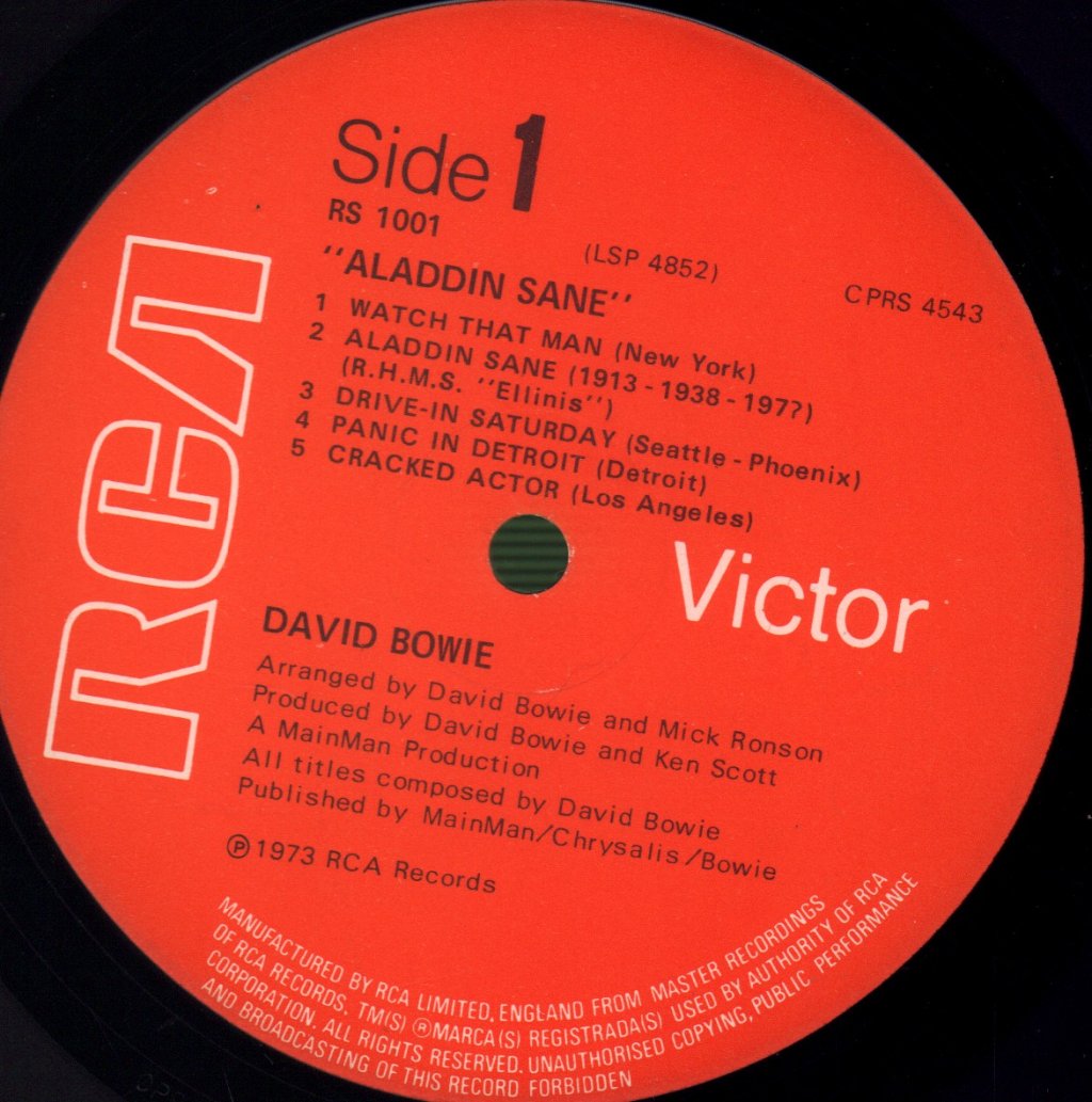 David Bowie - Aladdin Sane - Lp
