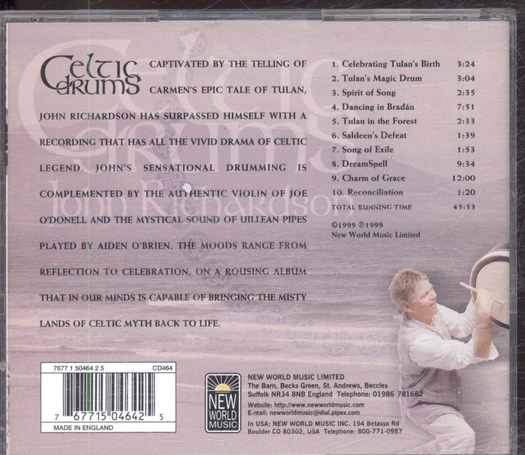 John Richardson - Celtic Drums - Cd