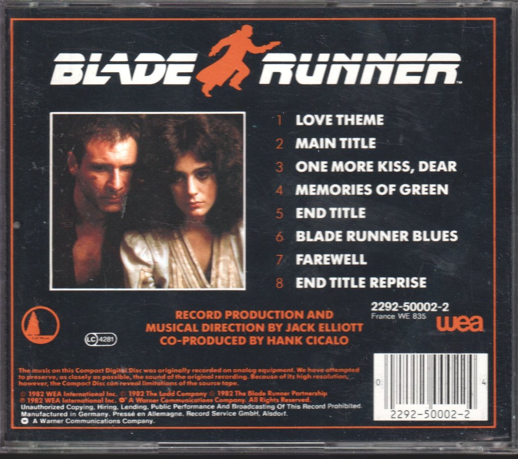 New American Orchestra - Blade Runner - Cd