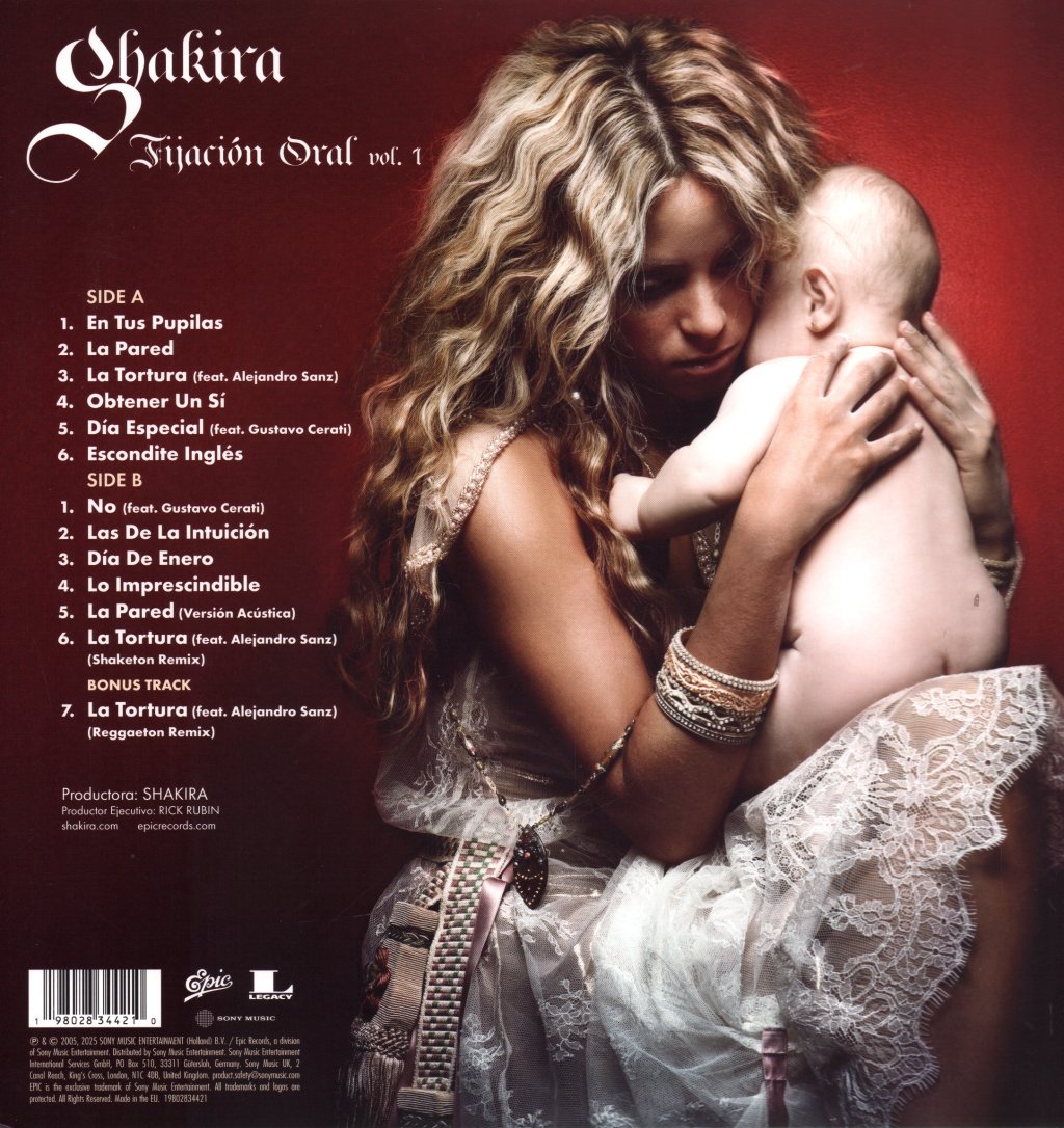 Shakira - Fijacion Oral Vol. 1 - Lp