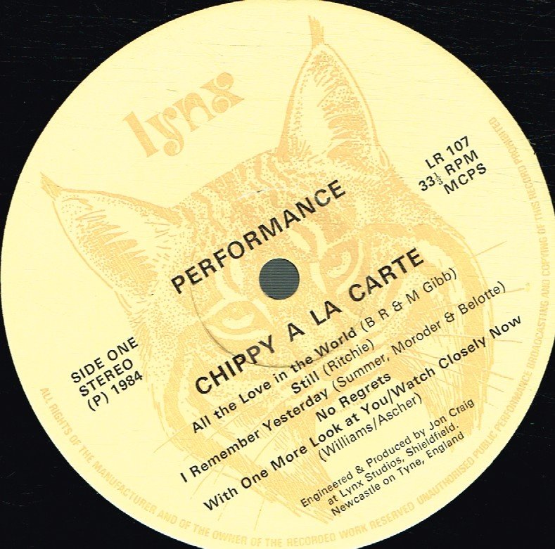 Chippy A La Carte - Performance - Lp