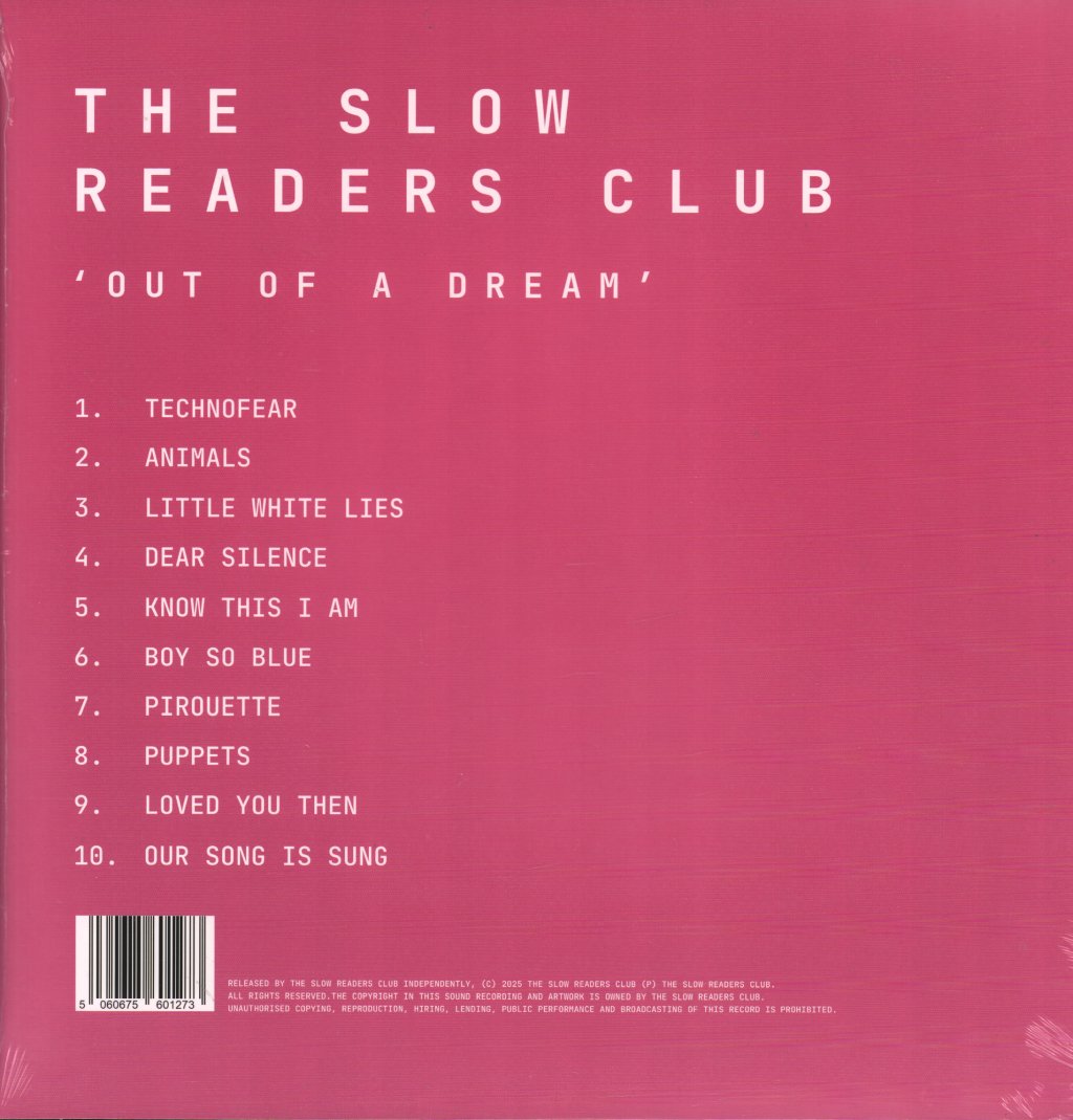 Slow Readers Club - Out Of A Dream - Lp