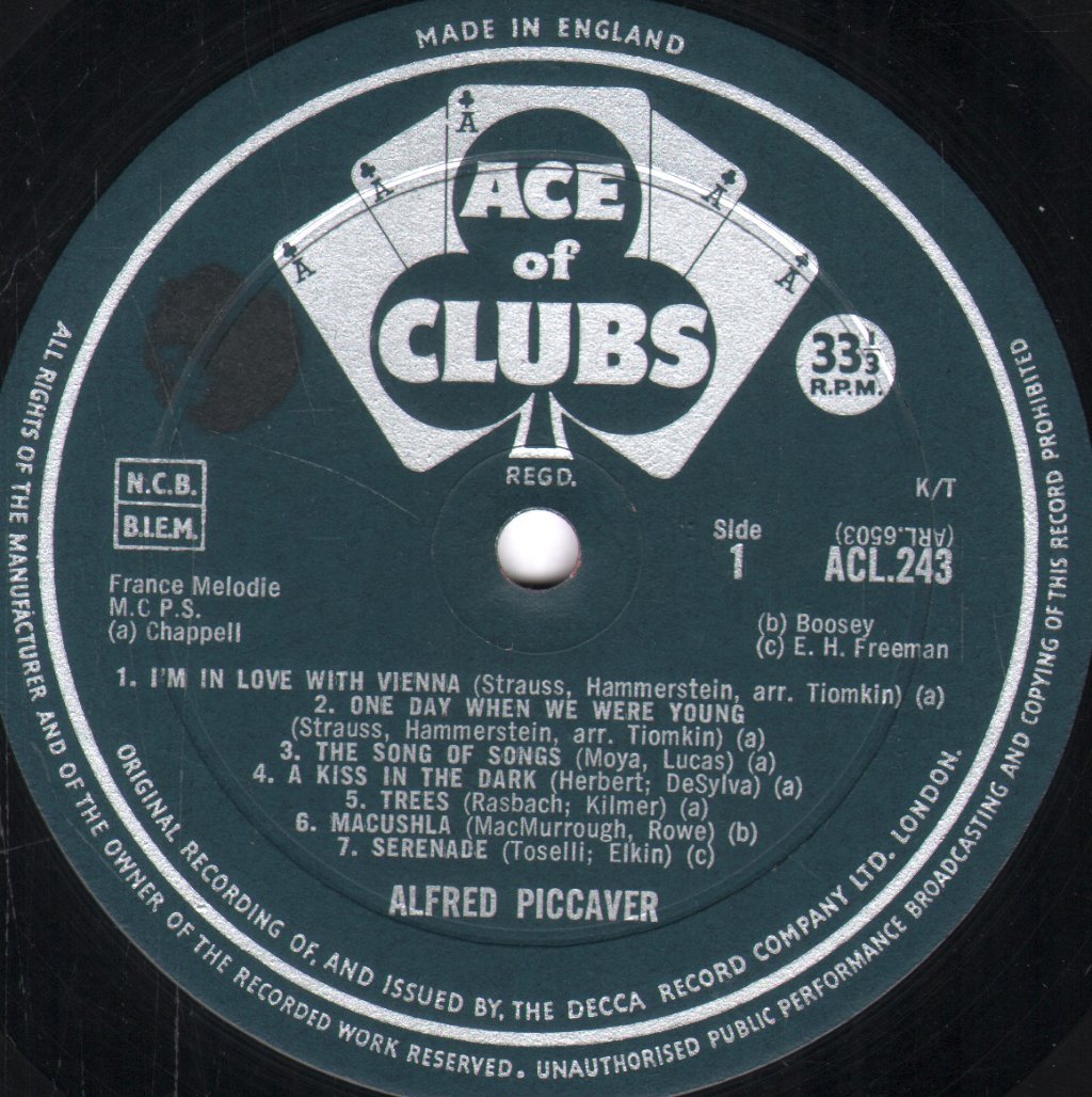 Alfred Piccaver - Alfred Piccaver 1932 - 41 - Lp