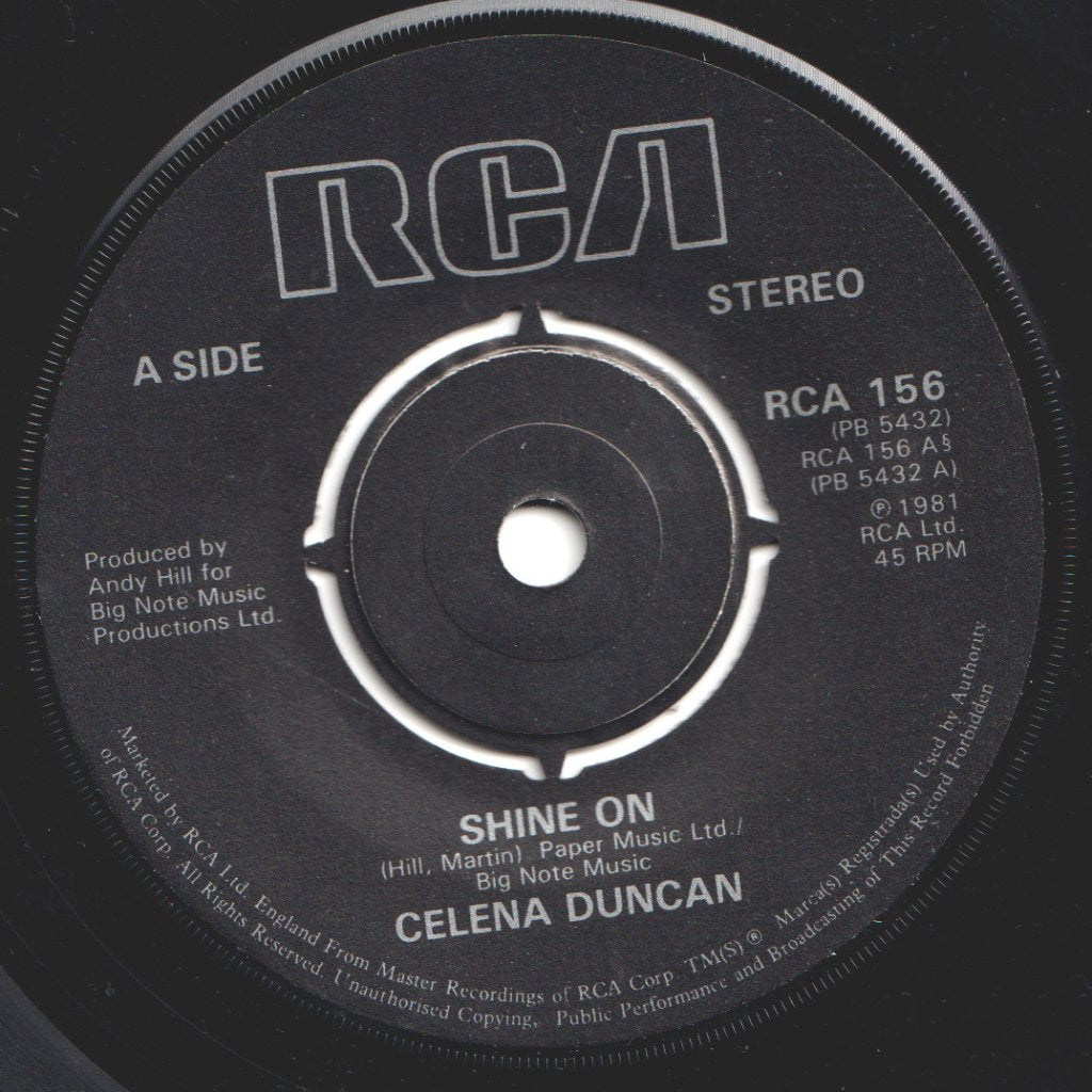 Celena Duncan - Shine On - 7 Inch