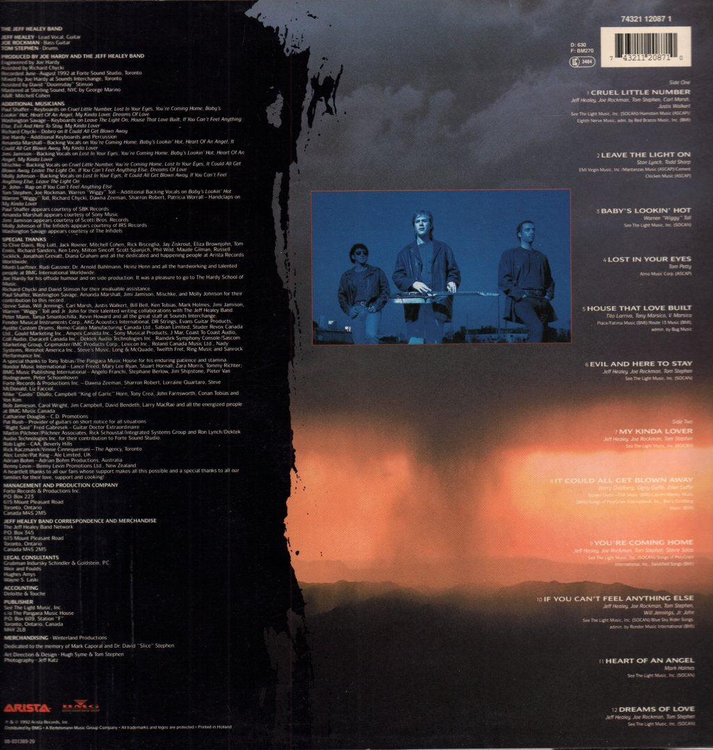 Jeff Healey Band - Feel This - Lp