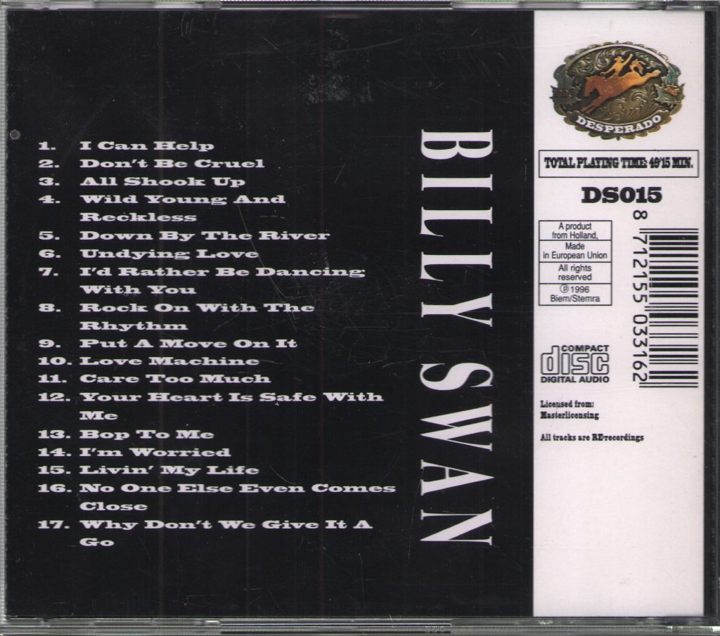 Billy Swan - Billy Swan - Cd