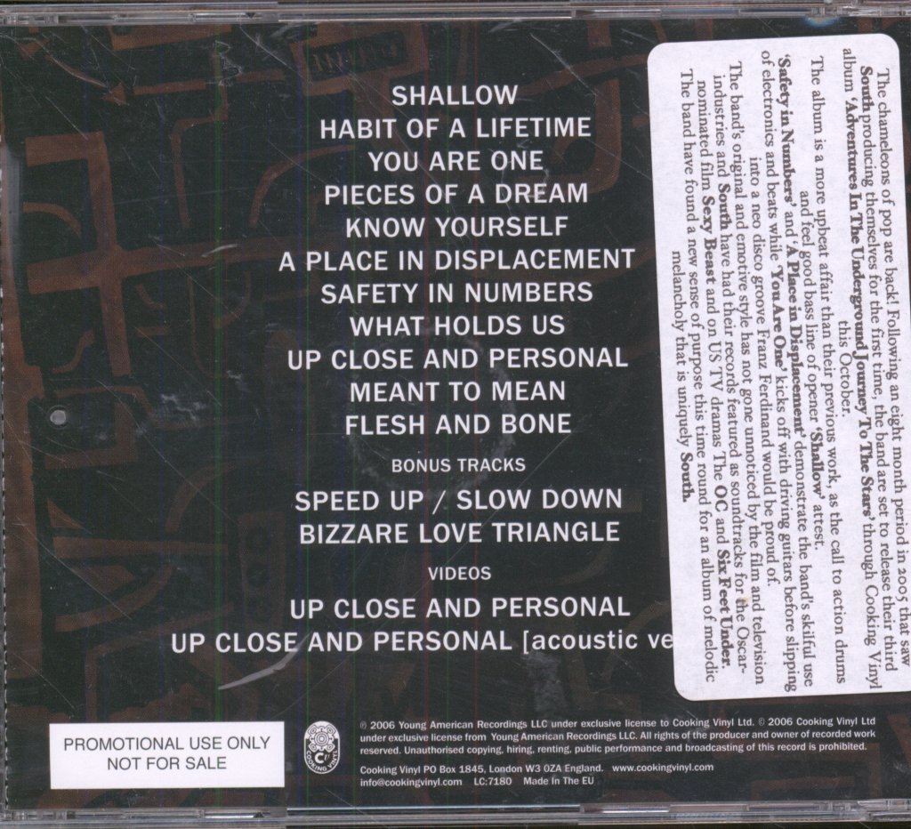 South - Adventures In The Underground Journey To The Stars - Cd