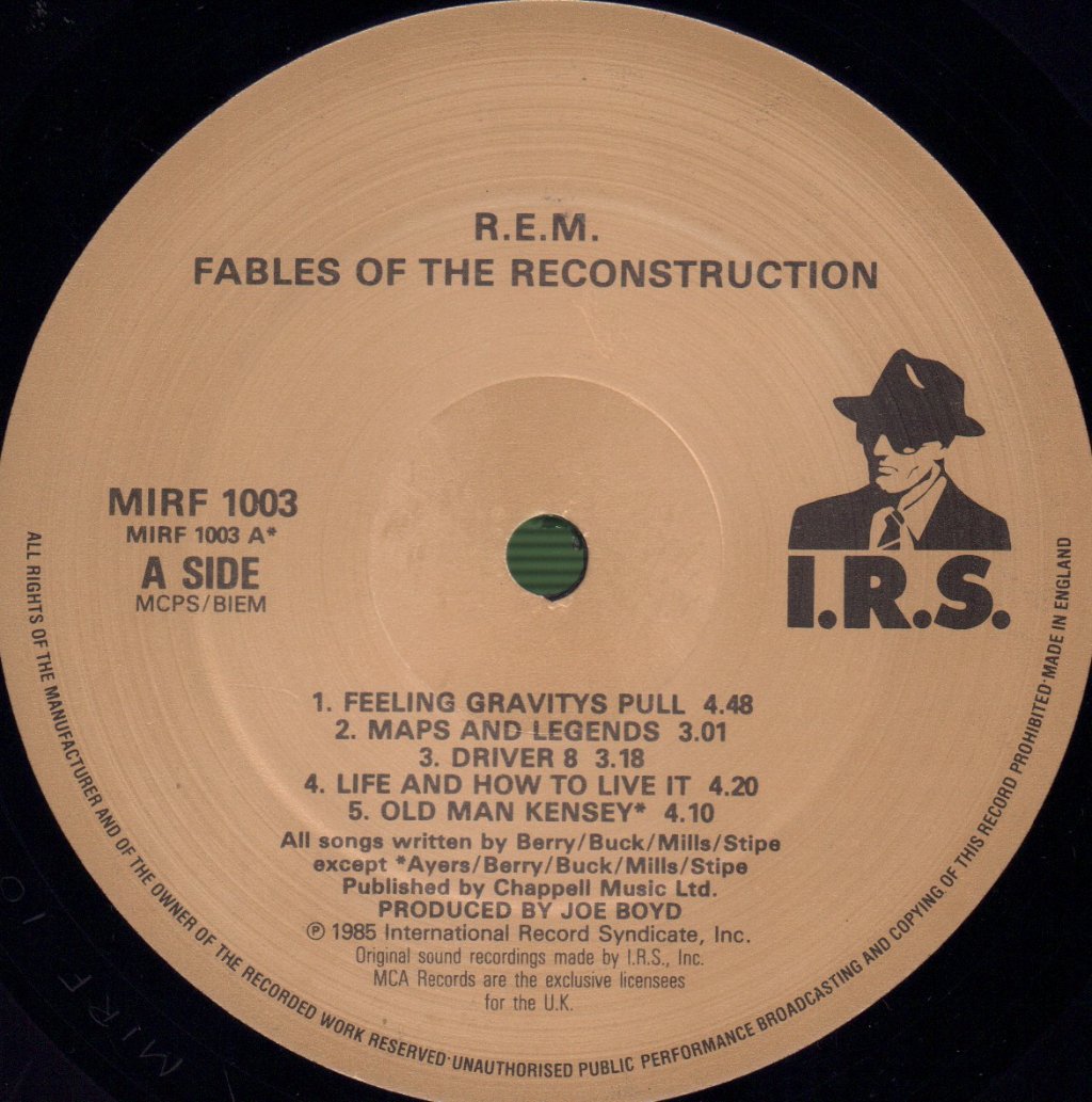 REM - Fables Of The Reconstruction - Lp