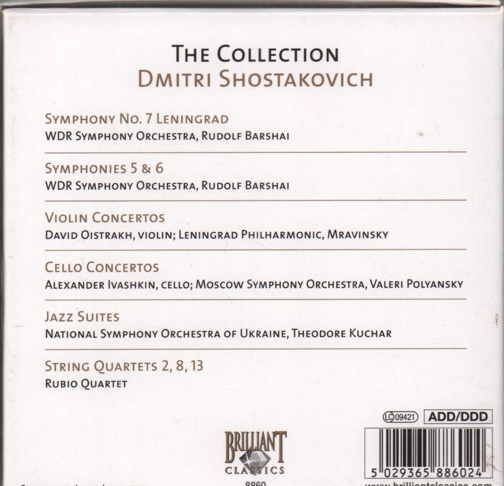 Dmitri Shostakovich - Collection - Cd Set