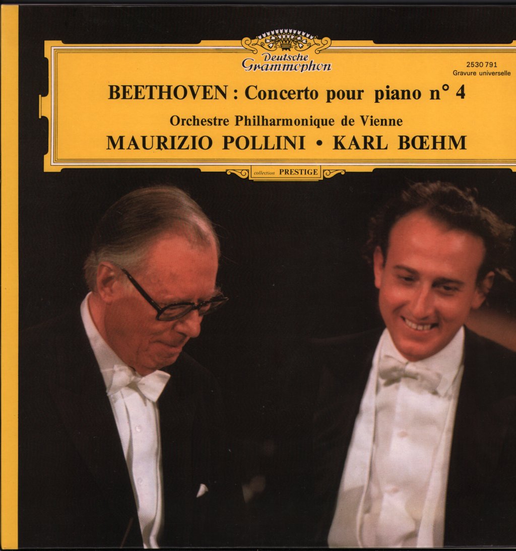 Maurizio Pollini / Karl Boehm / Orchestre Philharmonique De Vienne - Beethoven - Concerto Pour Piano No 4 - Lp