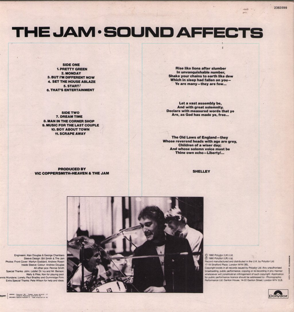 Jam - Sound Affects - Lp